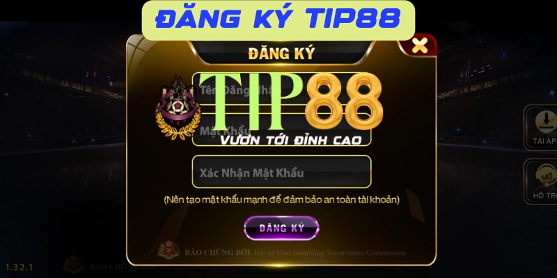 Truy cập vào trang chủ TIP88