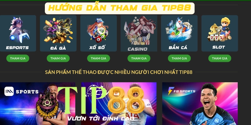 Các bước tham gia cá cược TIP88