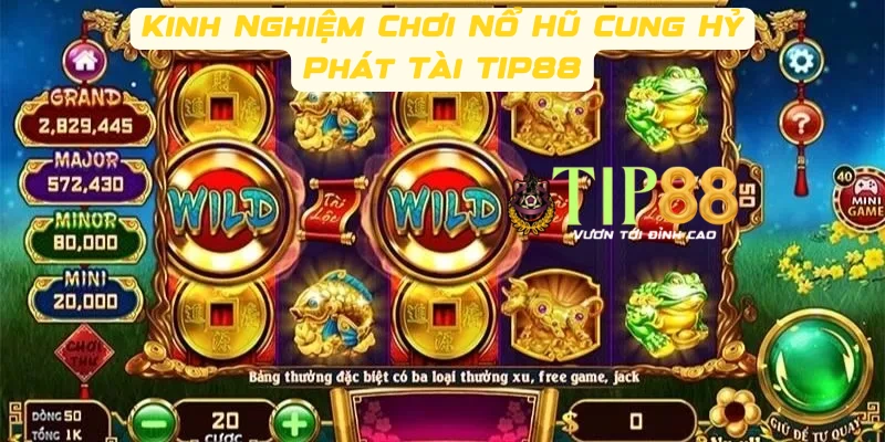 Cách chơi Nổ Hũ Cung hỷ Phát Tài TIP88